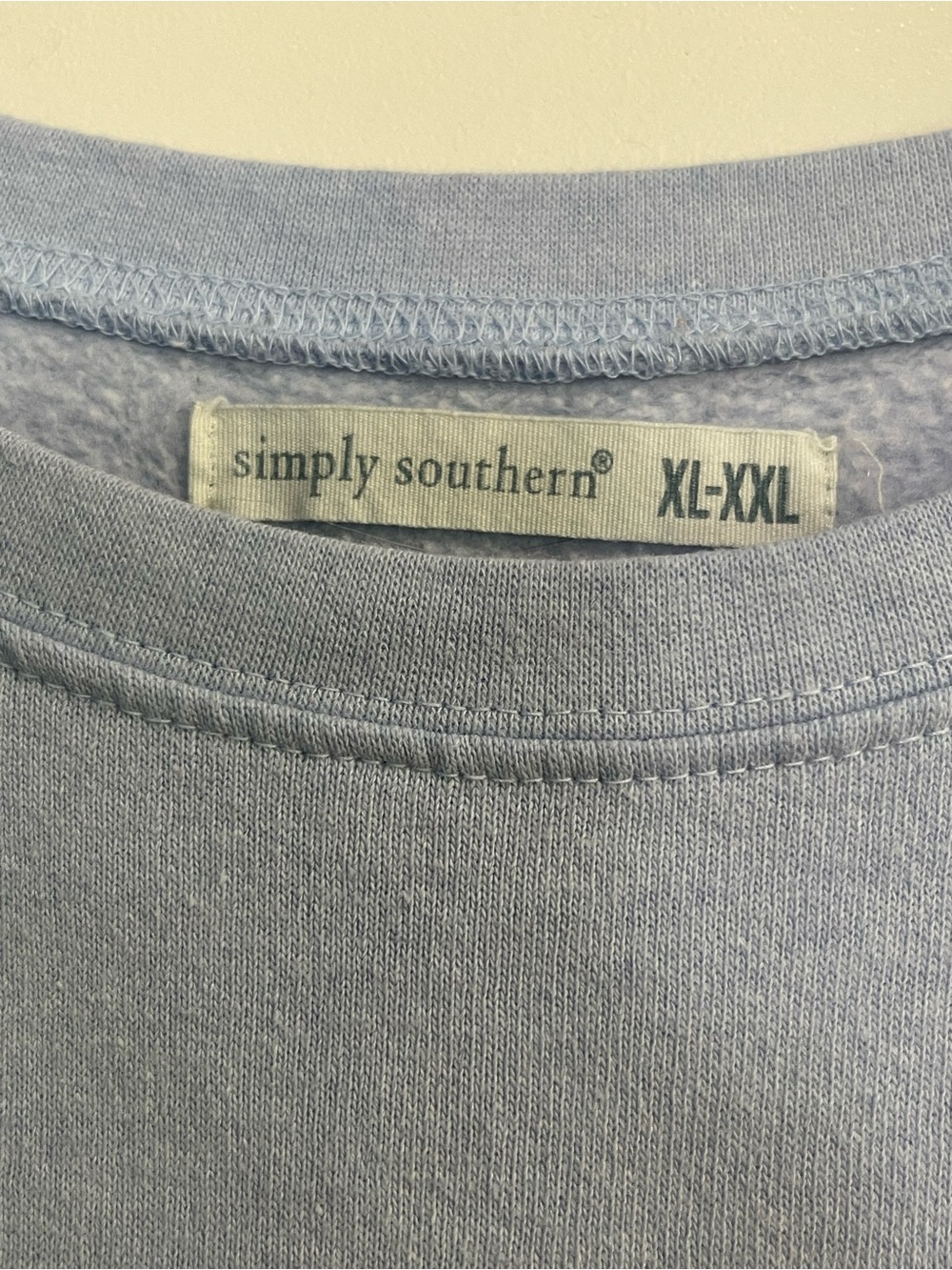 Simply Southern Light Blue 'Always Cold' Crewneck Sweatshirt - Picture 2 of 4